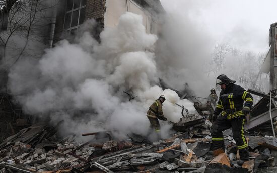 Russia Ukraine Military Operation Shelling