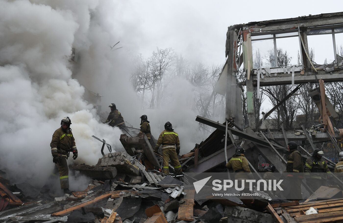 Russia Ukraine Military Operation Shelling