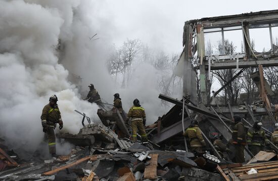 Russia Ukraine Military Operation Shelling