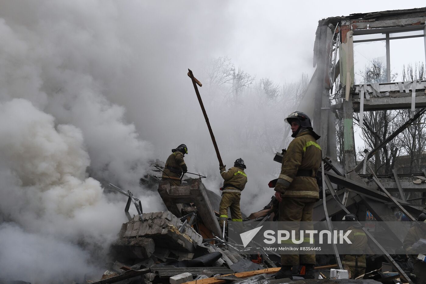 Russia Ukraine Military Operation Shelling