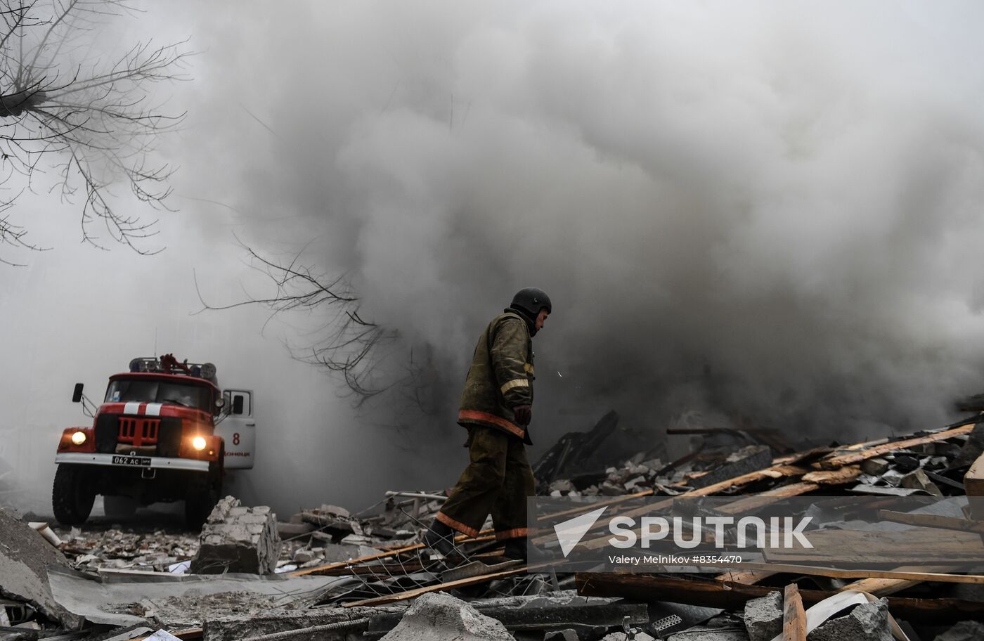 Russia Ukraine Military Operation Shelling