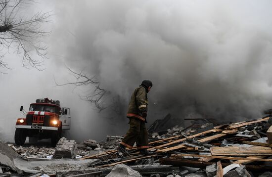 Russia Ukraine Military Operation Shelling