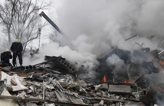 Russia Ukraine Military Operation Shelling