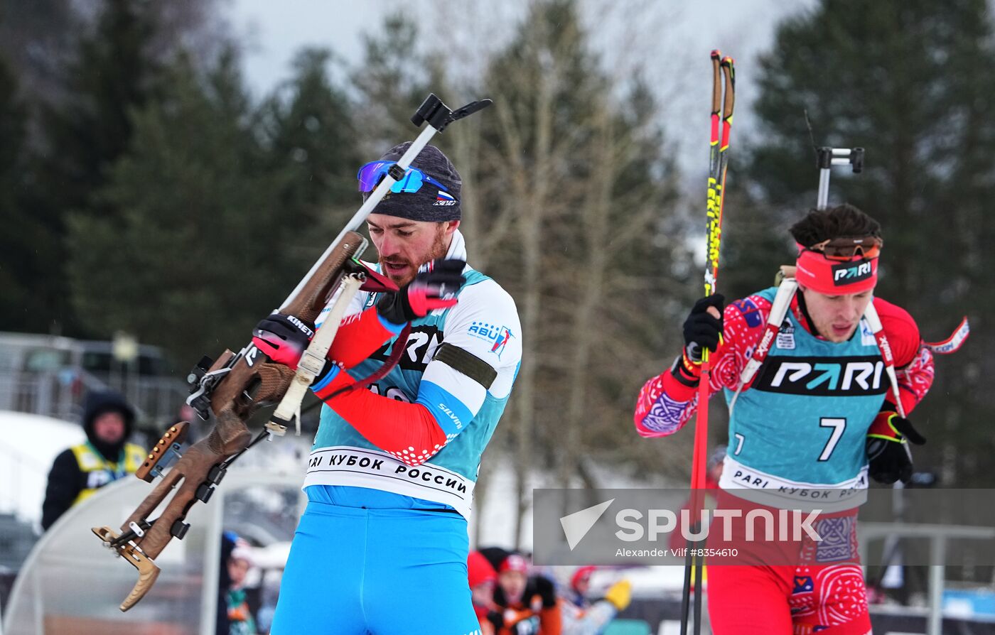 Russia Biathlon Championship Men