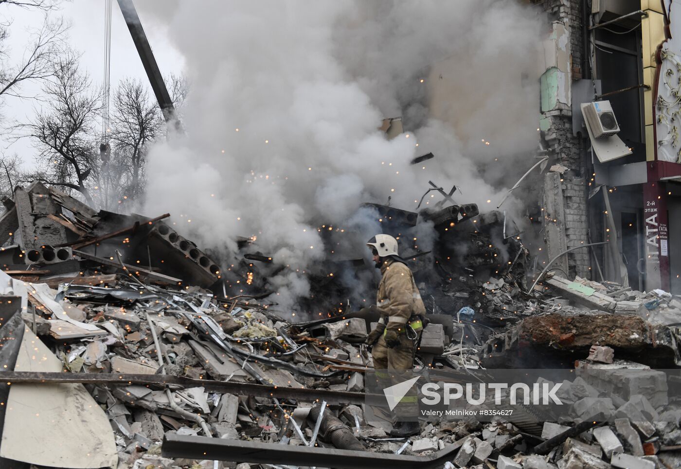 Russia Ukraine Military Operation Shelling
