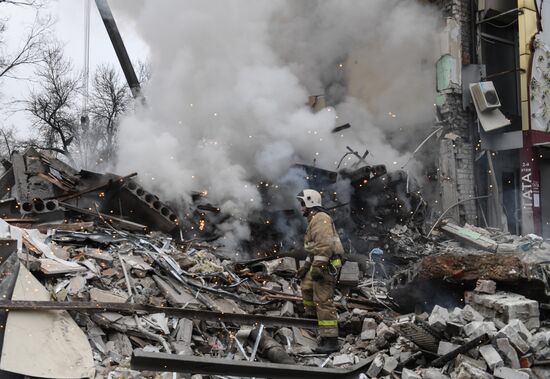 Russia Ukraine Military Operation Shelling