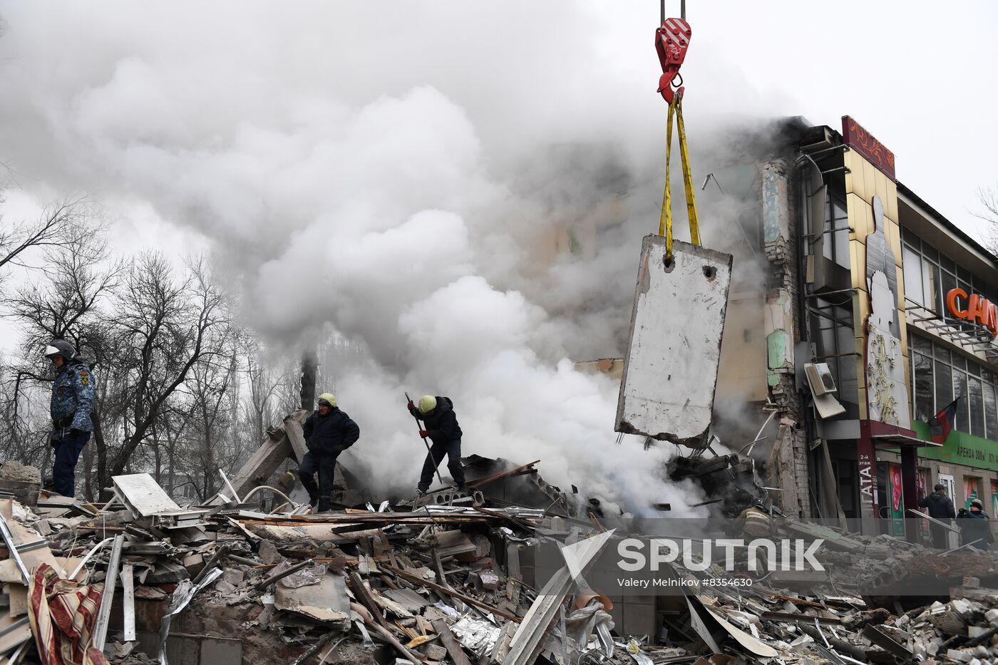 Russia Ukraine Military Operation Shelling