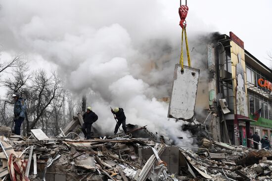 Russia Ukraine Military Operation Shelling