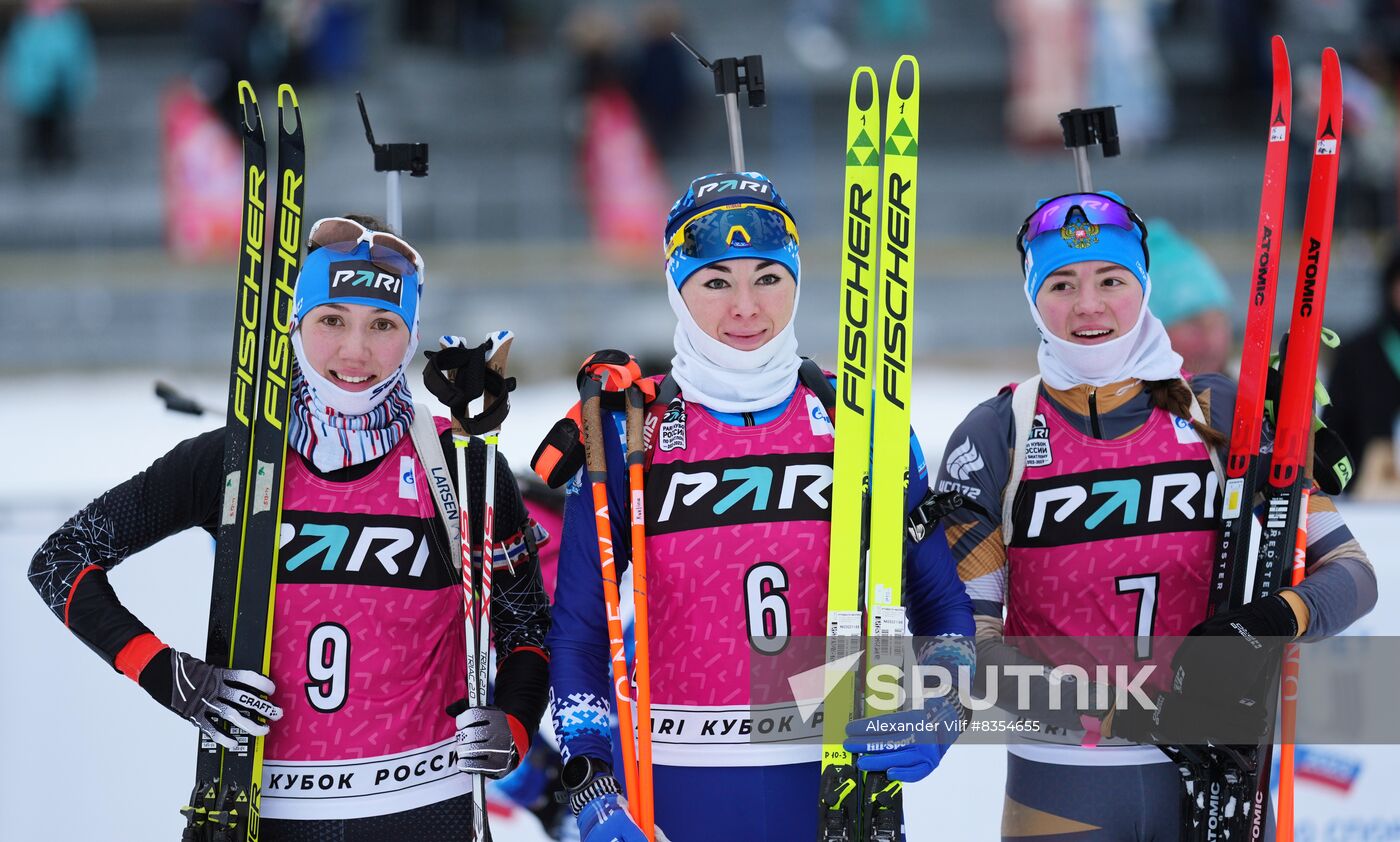 Russia Biathlon Championship Women