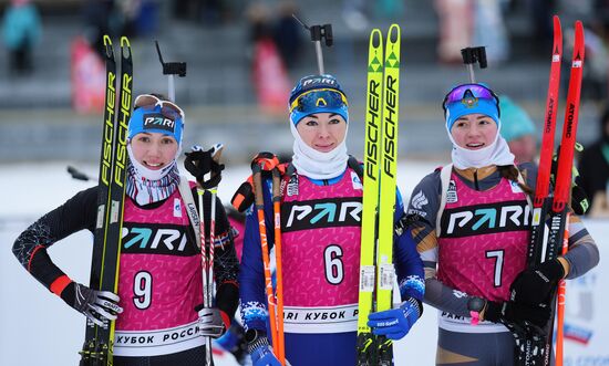 Russia Biathlon Championship Women