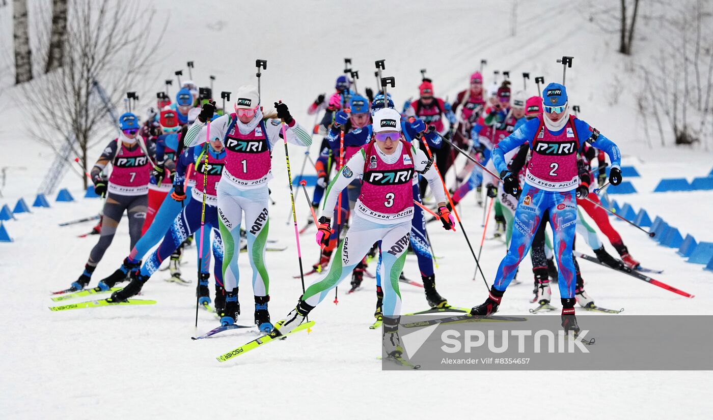 Russia Biathlon Championship Women