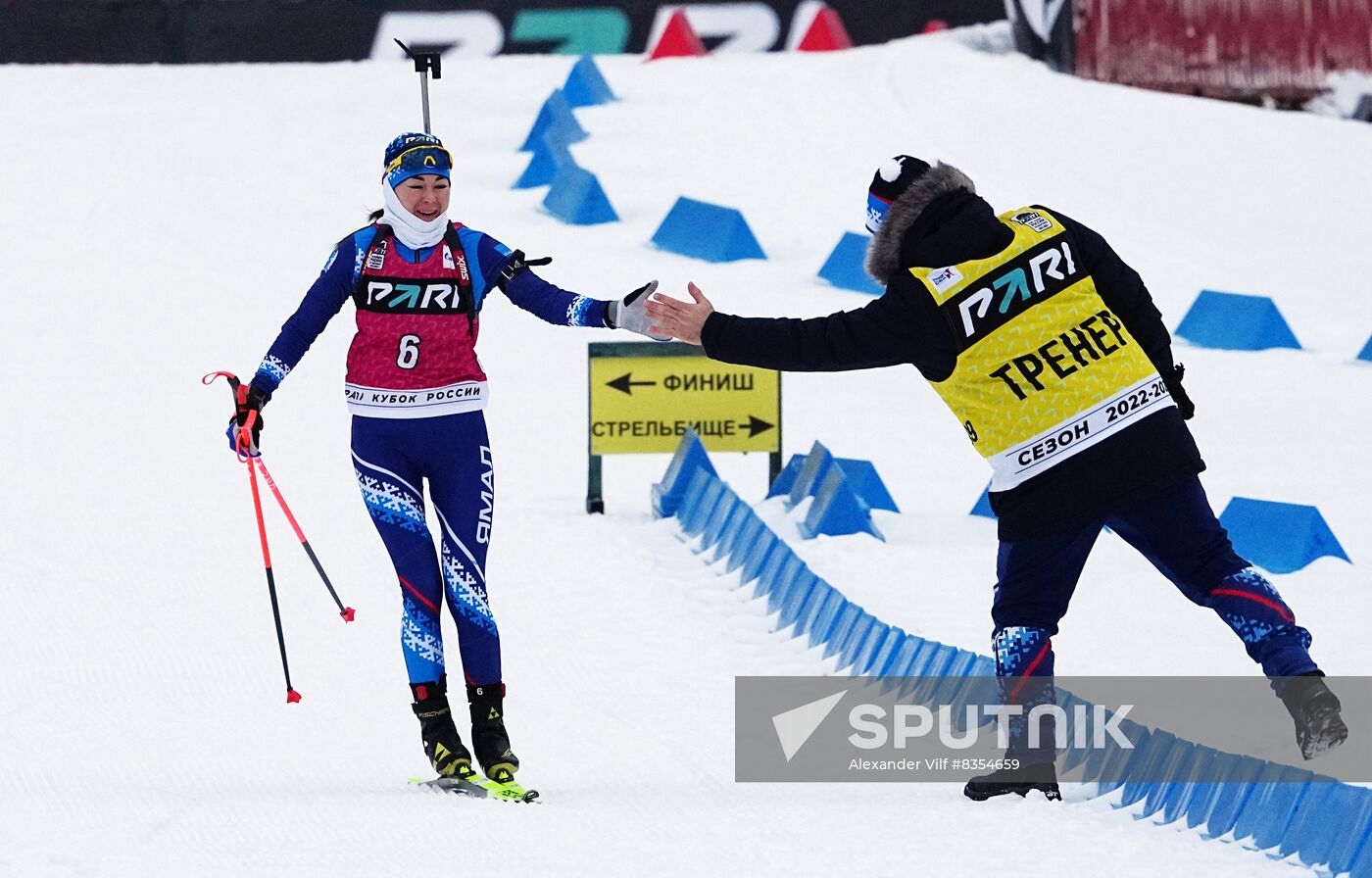 Russia Biathlon Championship Women
