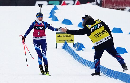 Russia Biathlon Championship Women