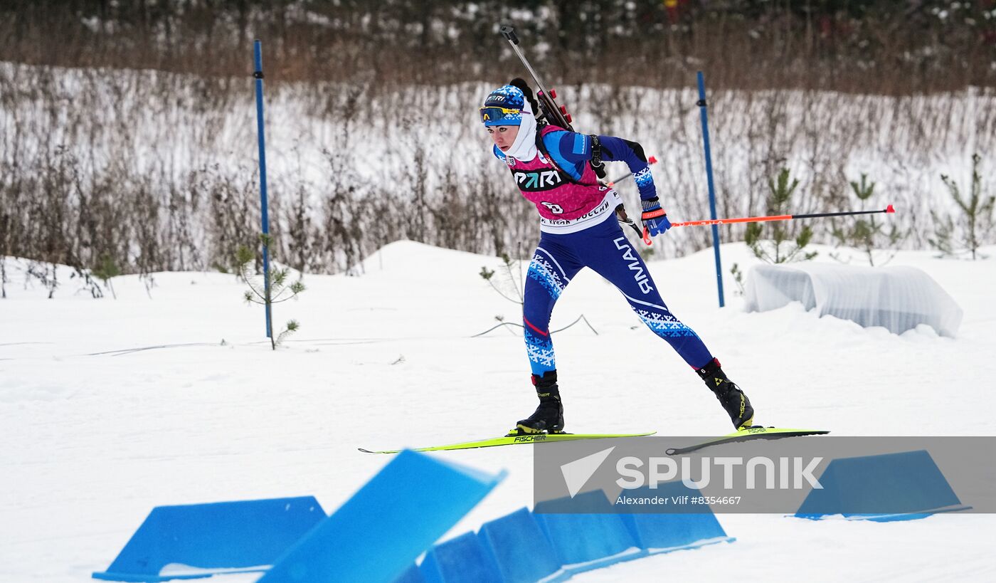 Russia Biathlon Championship Women