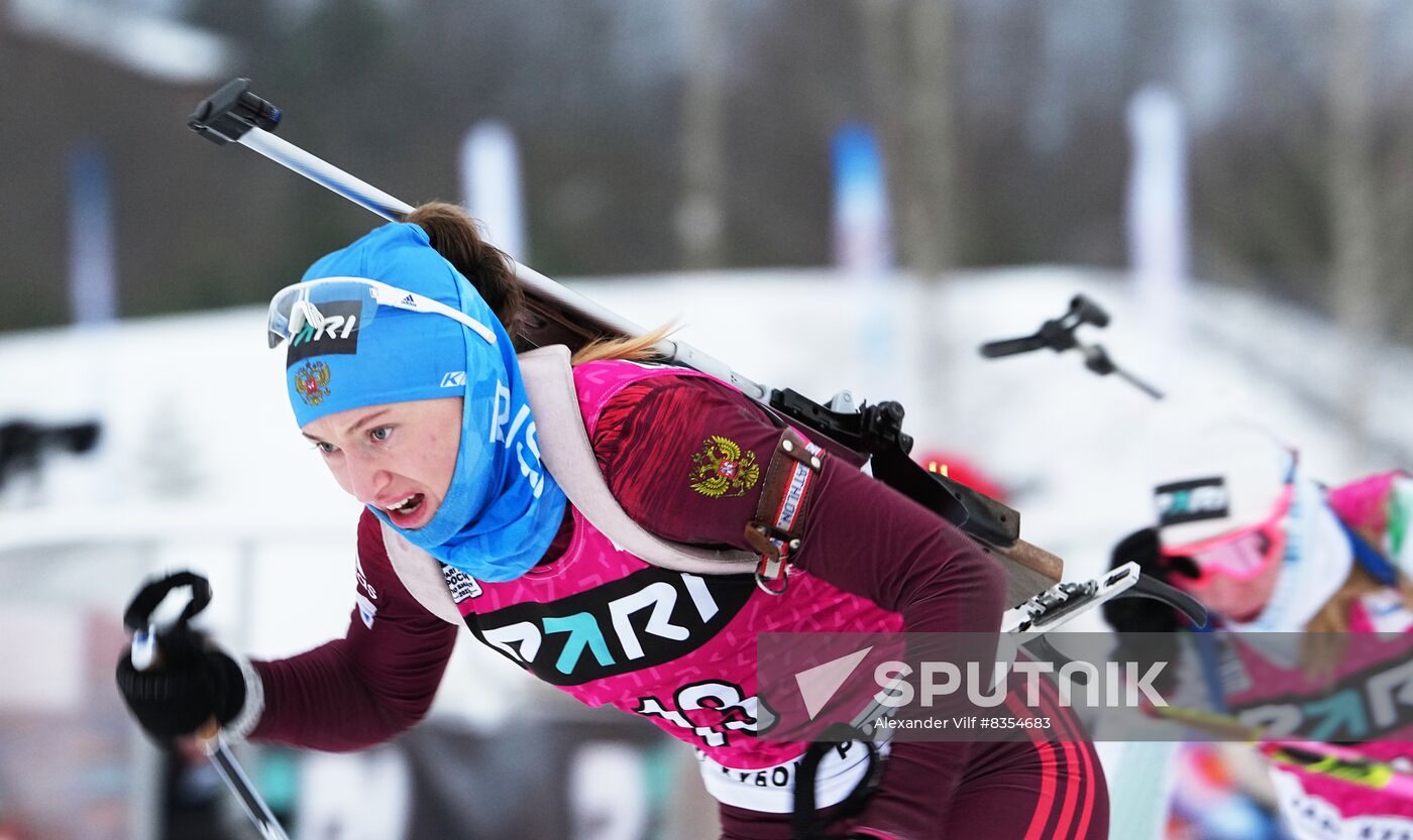 Russia Biathlon Championship Women