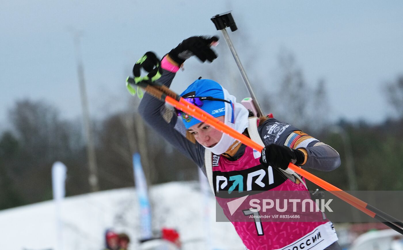 Russia Biathlon Championship Women