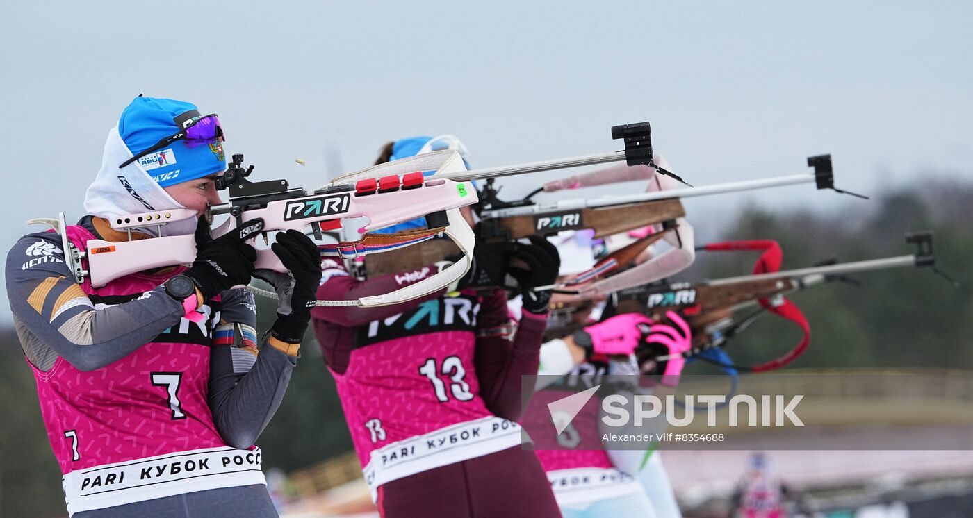Russia Biathlon Championship Women