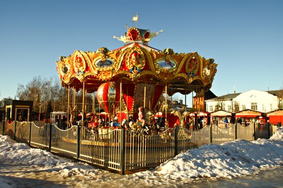 Children's carousel in Kolomna