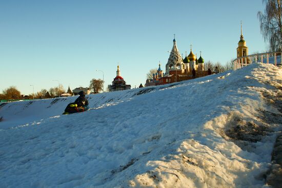 New Year festivities in Kolomna