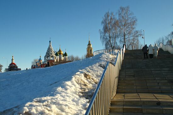 New Year festivities in Kolomna