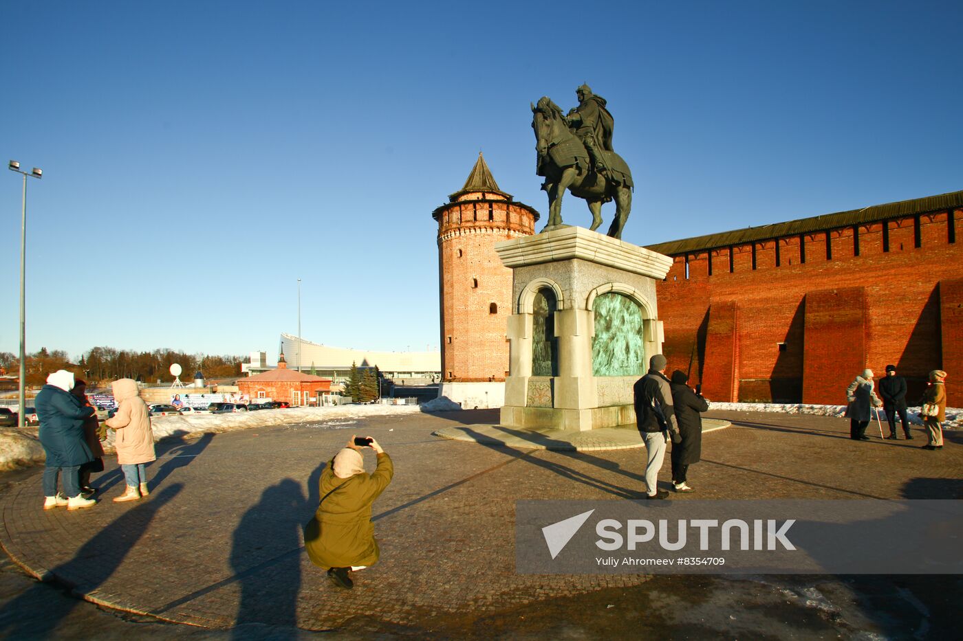 Monument to Holy Prince Dmitry Donskoi in Kolomna