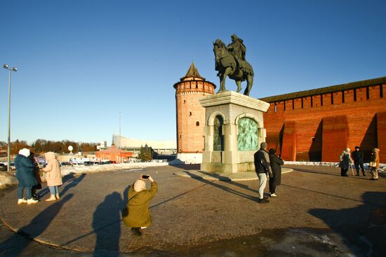Monument to Holy Prince Dmitry Donskoi in Kolomna