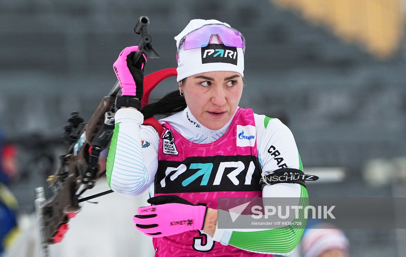Russia Biathlon Championship Women
