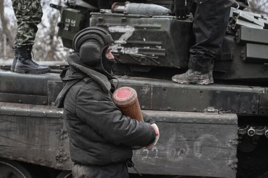 Russia Ukraine Military Operation Tanks
