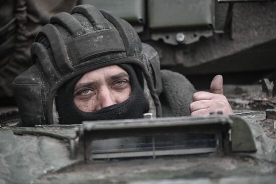 Russia Ukraine Military Operation Tanks