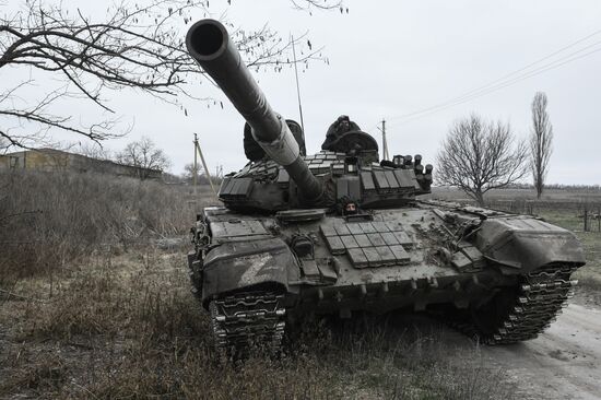 Russia Ukraine Military Operation Tanks