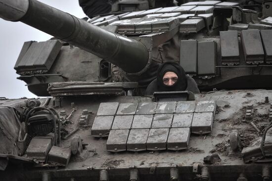 Russia Ukraine Military Operation Tanks