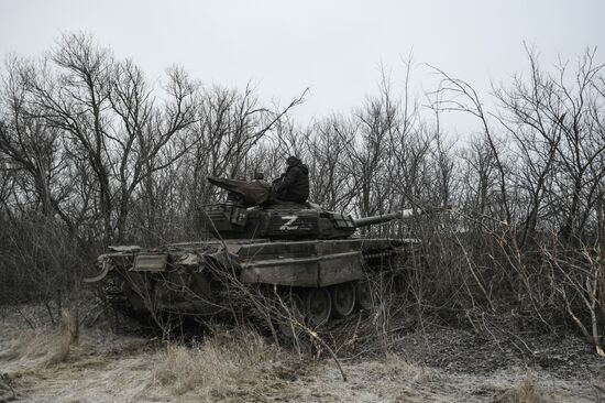 Russia Ukraine Military Operation Tanks