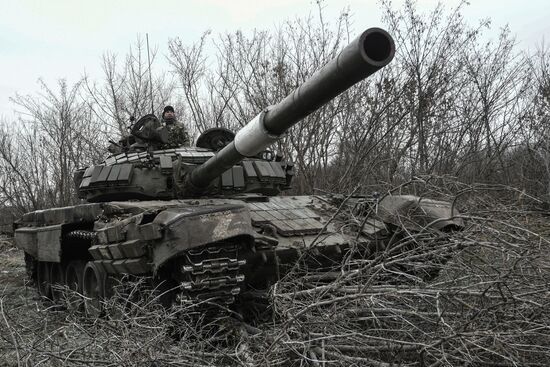 Russia Ukraine Military Operation Tanks