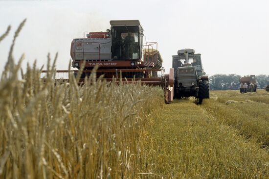 New Don-Rotor combine harvester