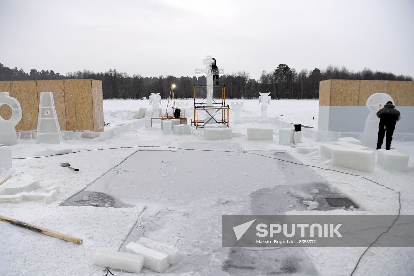 Russia Religion Epiphany Preparations