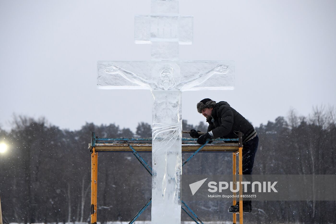 Russia Religion Epiphany Preparations