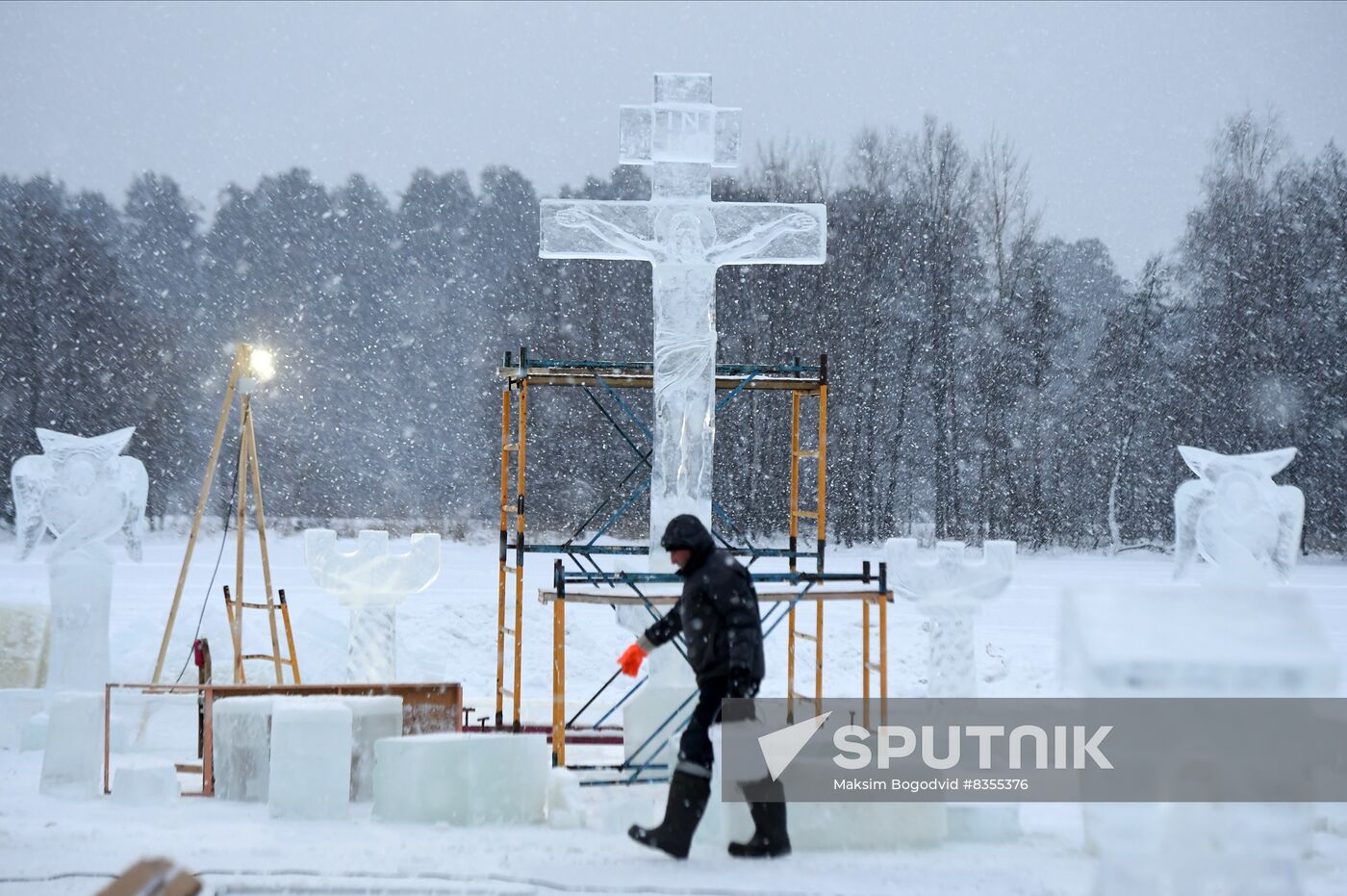 Russia Religion Epiphany Preparations