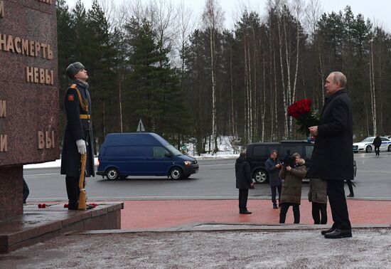 Russia WWII Leningrad Siege Breakthrough Anniversary