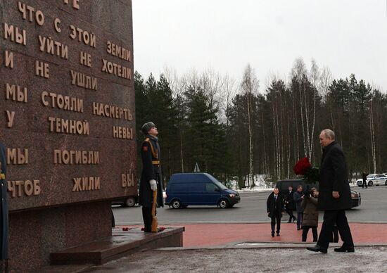 Russia WWII Leningrad Siege Breakthrough Anniversary