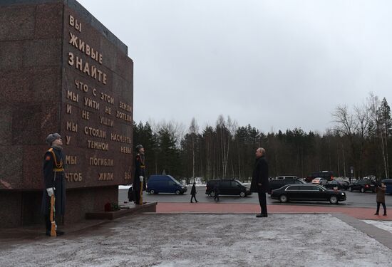 Russia WWII Leningrad Siege Breakthrough Anniversary