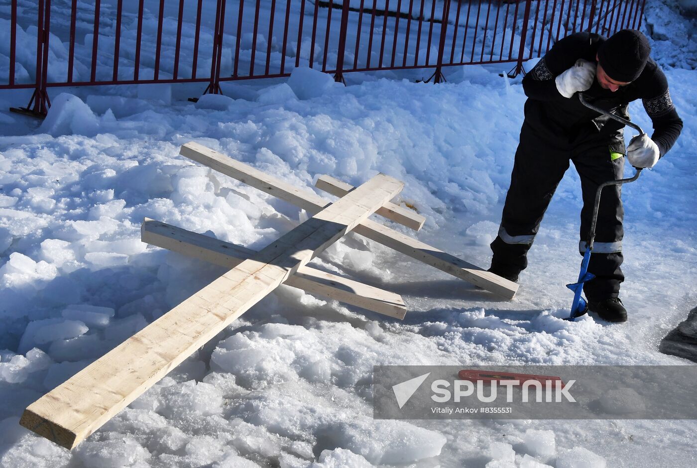 Russia Religion Epiphany Preparations