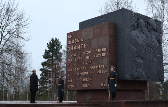Russia WWII Leningrad Siege Breakthrough Anniversary