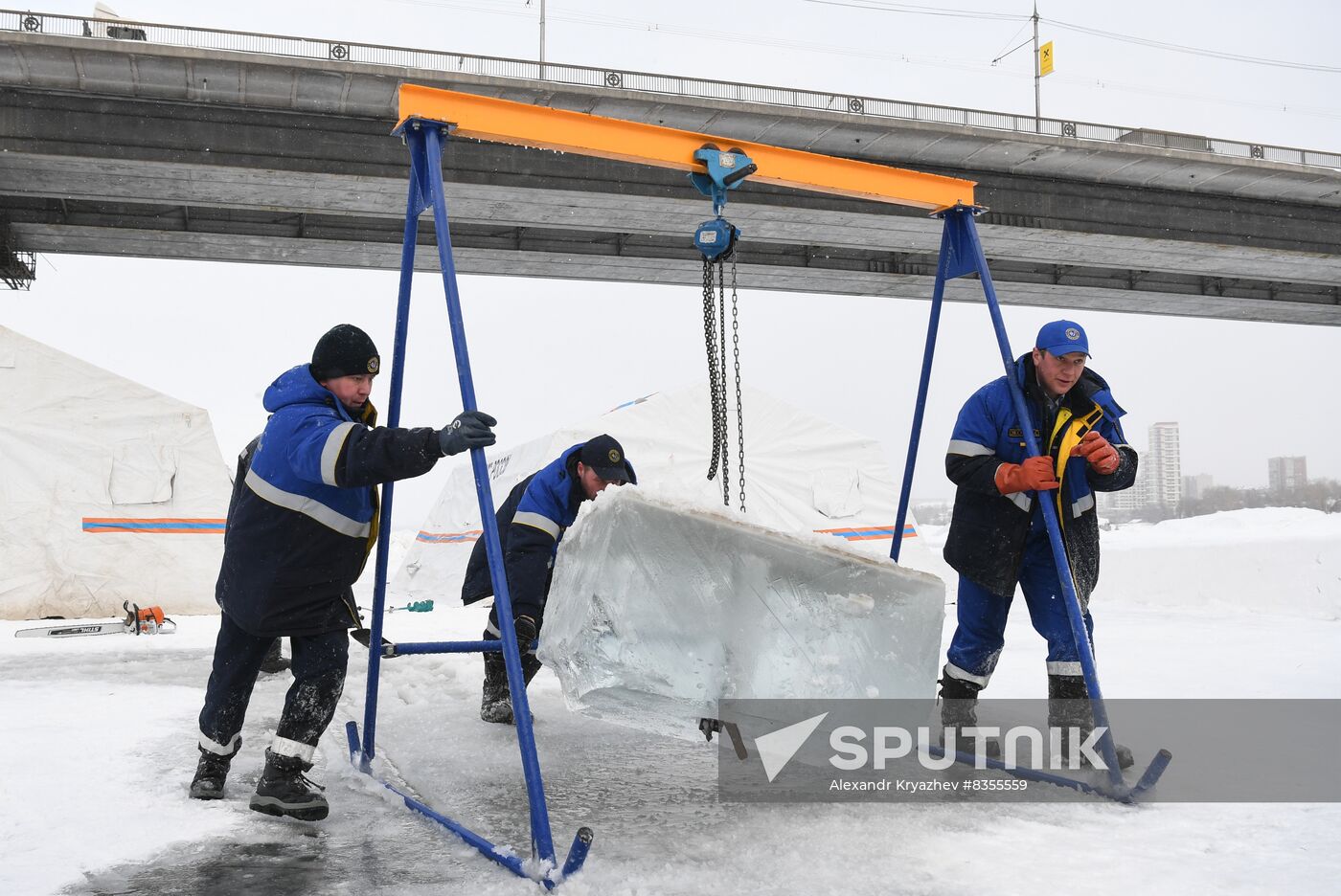 Russia Religion Epiphany Preparations