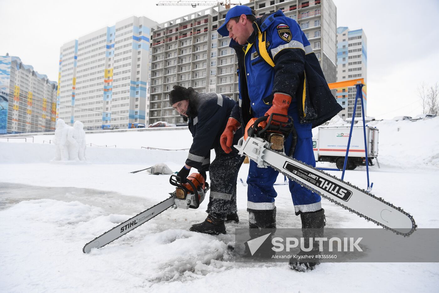 Russia Religion Epiphany Preparations