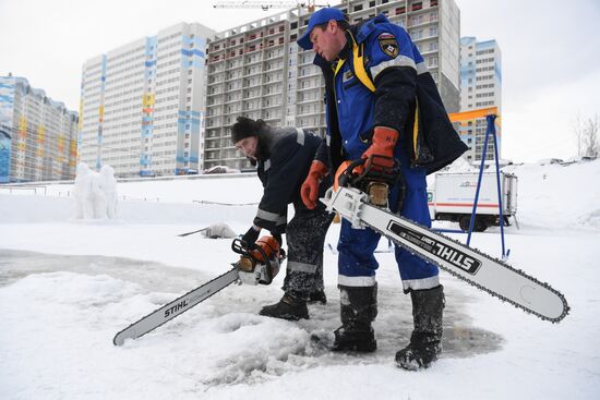 Russia Religion Epiphany Preparations