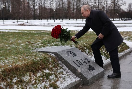 Russia WWII Leningrad Siege Breakthrough Anniversary