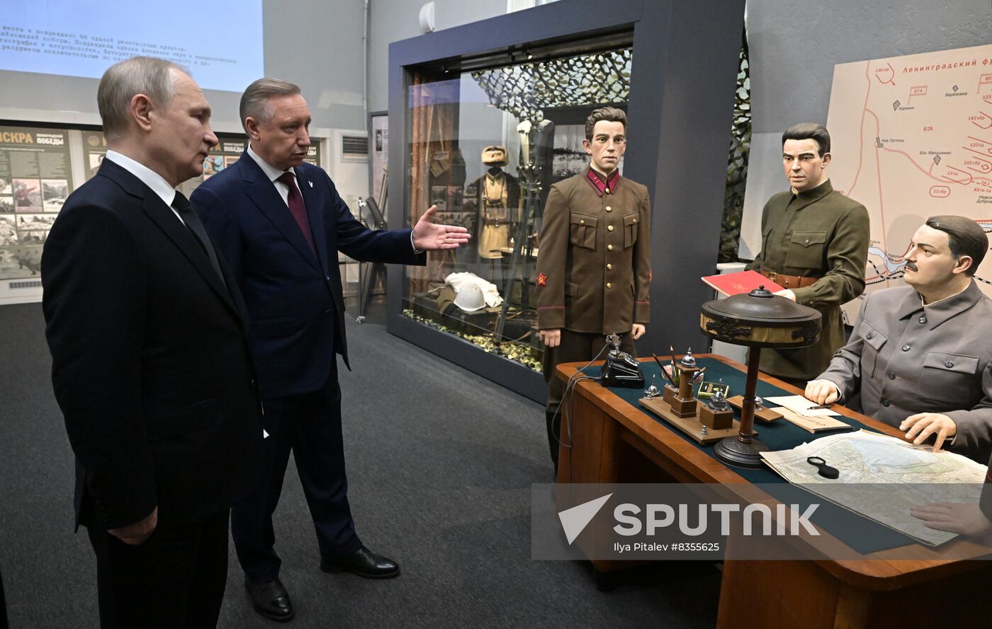 Russia WWII Leningrad Siege Breakthrough Anniversary