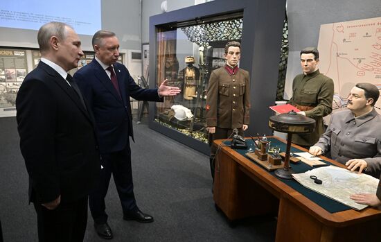 Russia WWII Leningrad Siege Breakthrough Anniversary