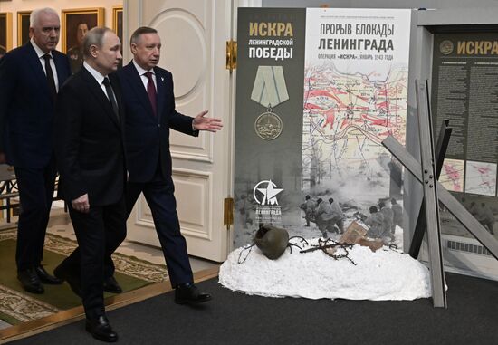Russia WWII Leningrad Siege Breakthrough Anniversary