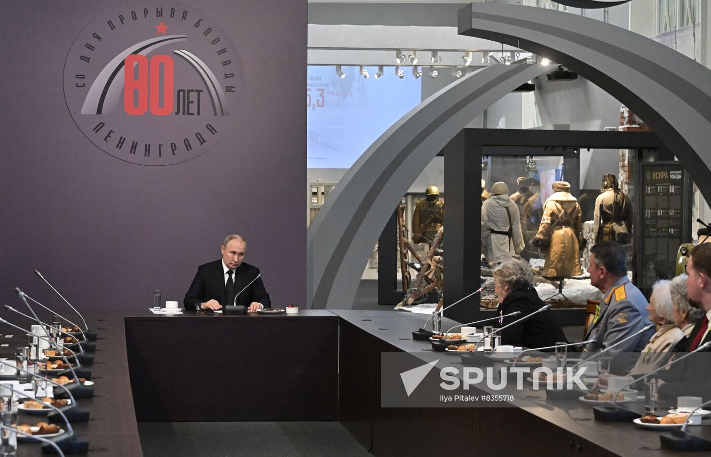 Russia WWII Leningrad Siege Breakthrough Anniversary
